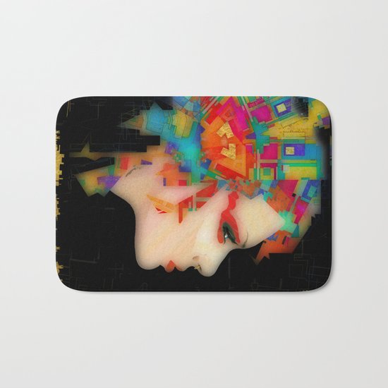 Glitch Bath Mat