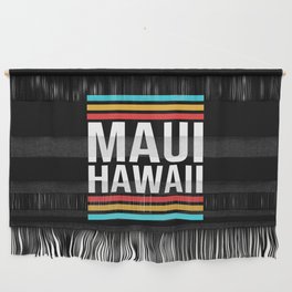 Retro Maui Hawaii Wall Hanging