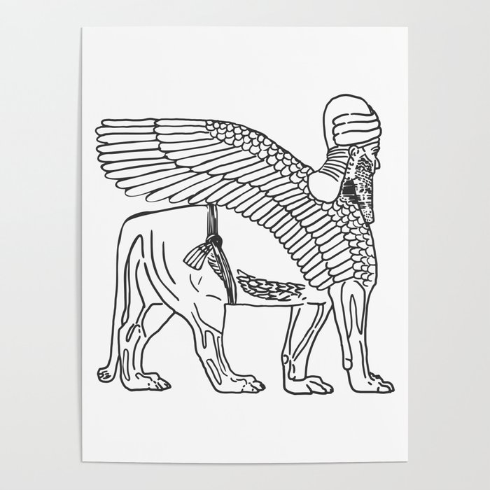 The Lamassu of Nineveh Poster