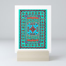 Bohemian rug 23. Mini Art Print