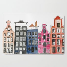 Amsterdam Canal Houses Cutting Board