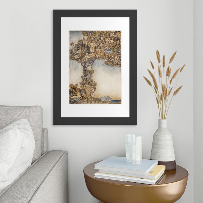 Art by Arthur Rackham for "The Tempest" by William Shakespeare (1926)