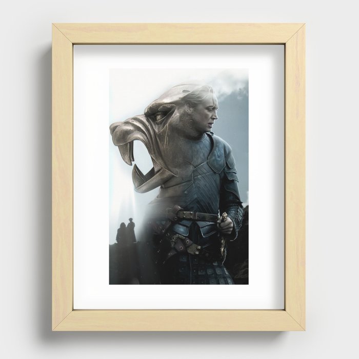 The Hound's Fall Recessed Framed Print