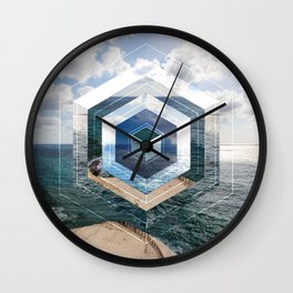 Sacred Geometry Seaview Wall Clock