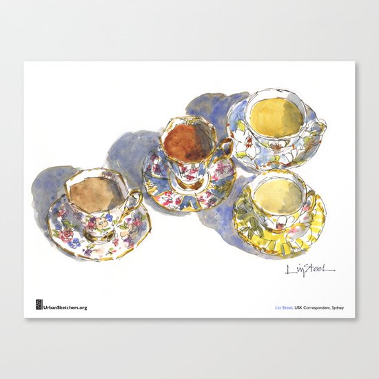 Liz Steel, "A Day in My Life" Canvas Print
