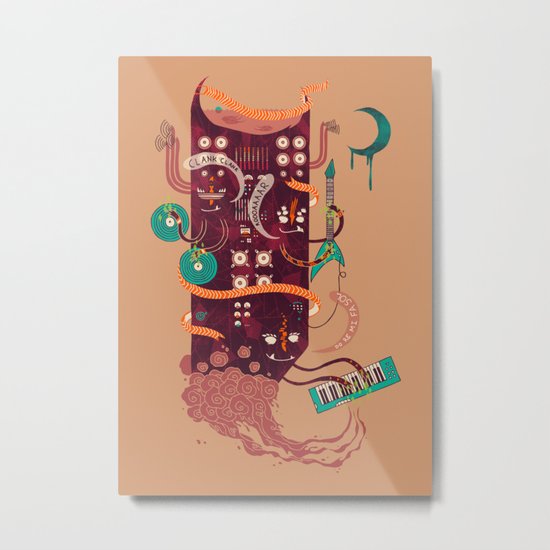 Power Trio Metal Print