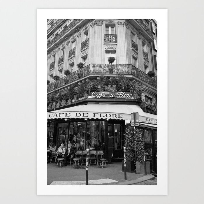 Café de Flore Art Print