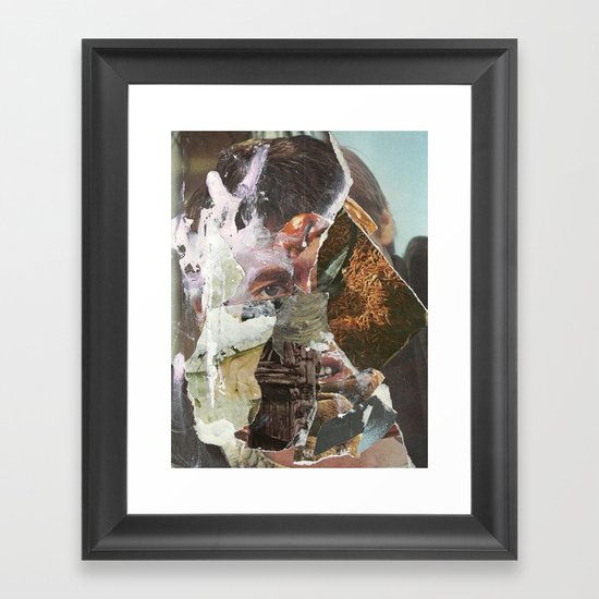 le troupeau Framed Art Print