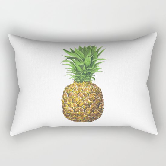Pineapple, tropical fruit Rectangular Pillow