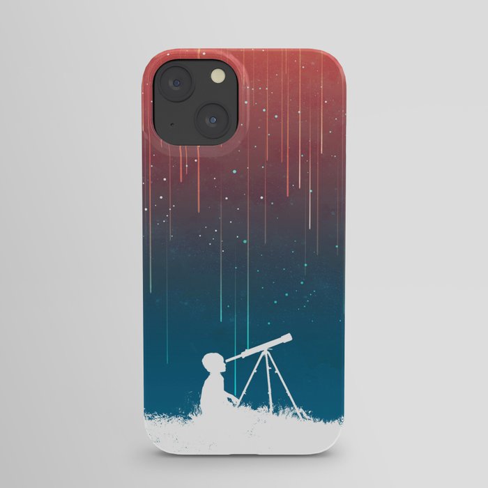 Meteor Rain (light version) iPhone Case