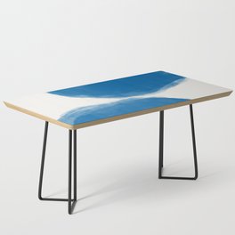 Calming Norse Blue Shapes  Coffee Table