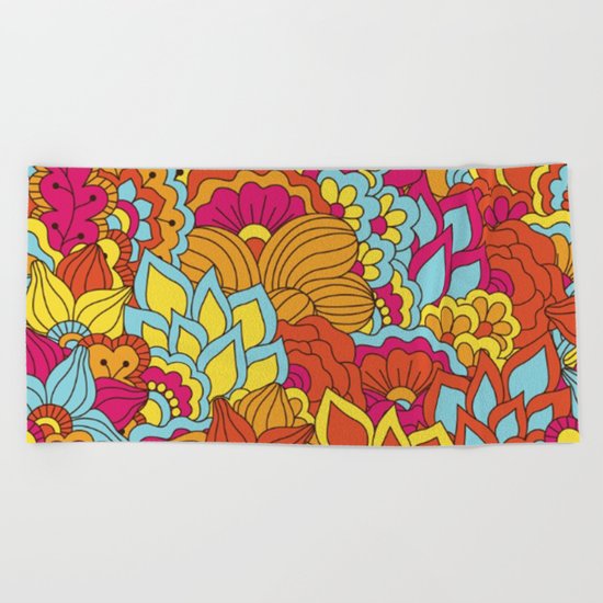 Shabby flowers #19 Beach Towel