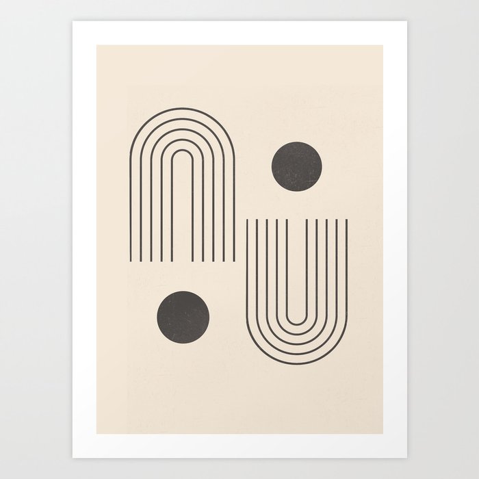 Minimal Geometric 71 Art Print