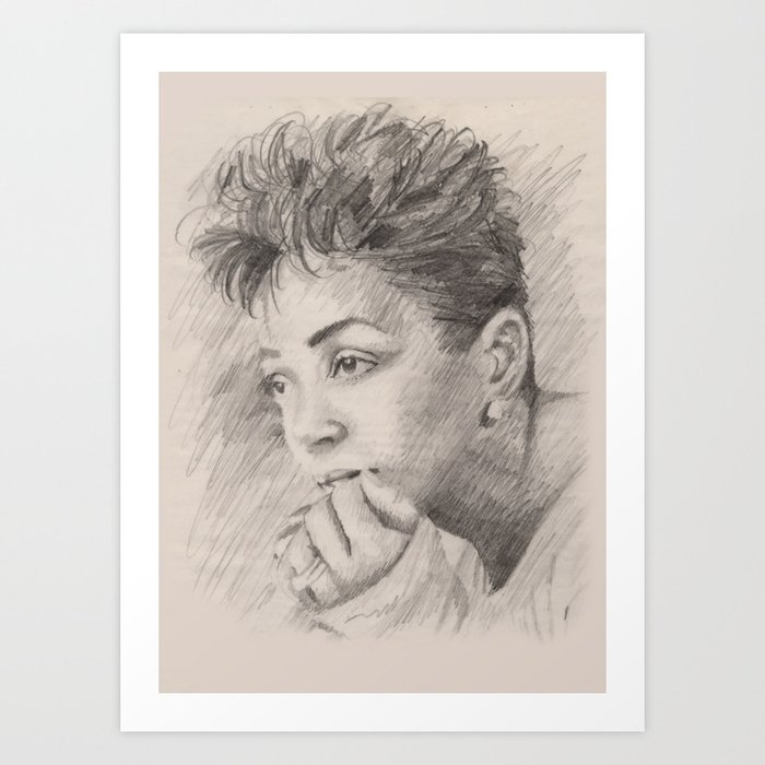 Anita Baker Art Print