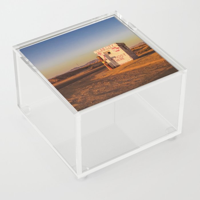 Welcome to Slab City Acrylic Box