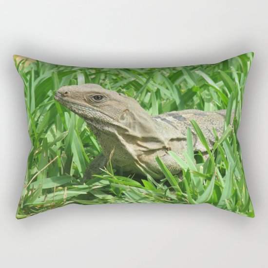 Iguana Rectangular Pillow