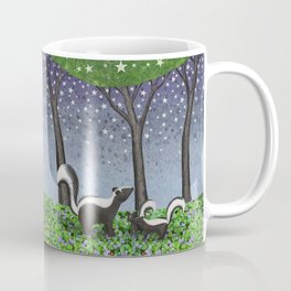 starlit striped skunks Coffee Mug