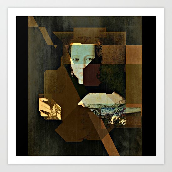 Marie v2 Bronzino Art Print