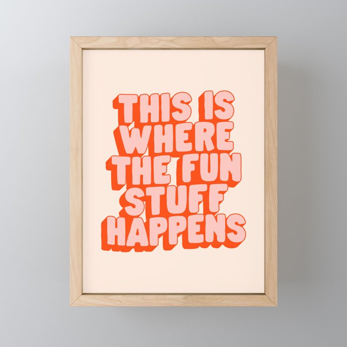 Framed Mini Art Print