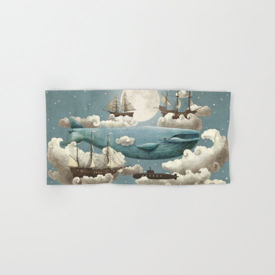 Ocean Meets Sky - colour option Hand & Bath Towel