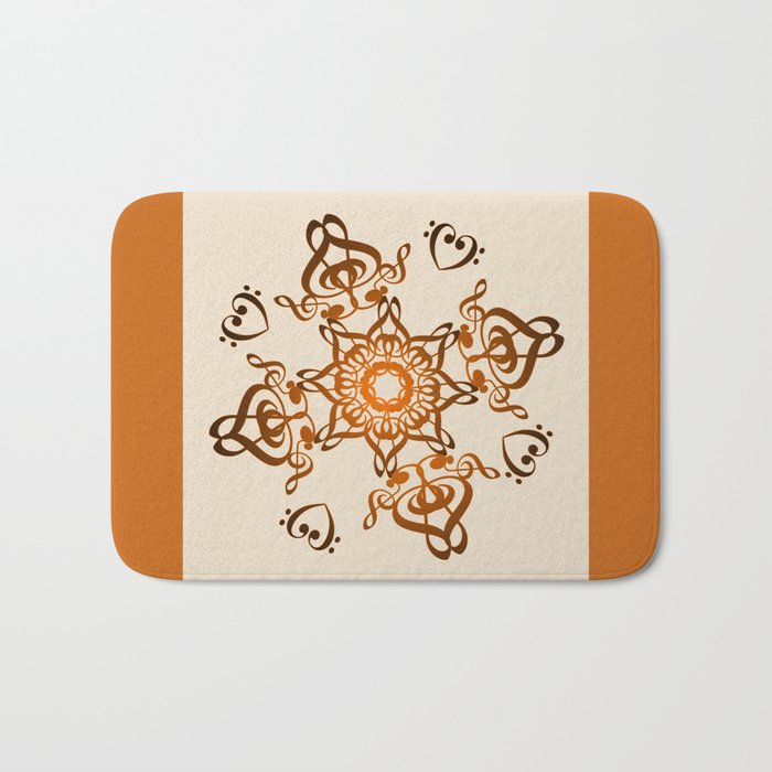 Musical Henna Bath Mat