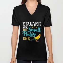 Sun Conure Bird Parakeet Cage Food Parrot V Neck T Shirt