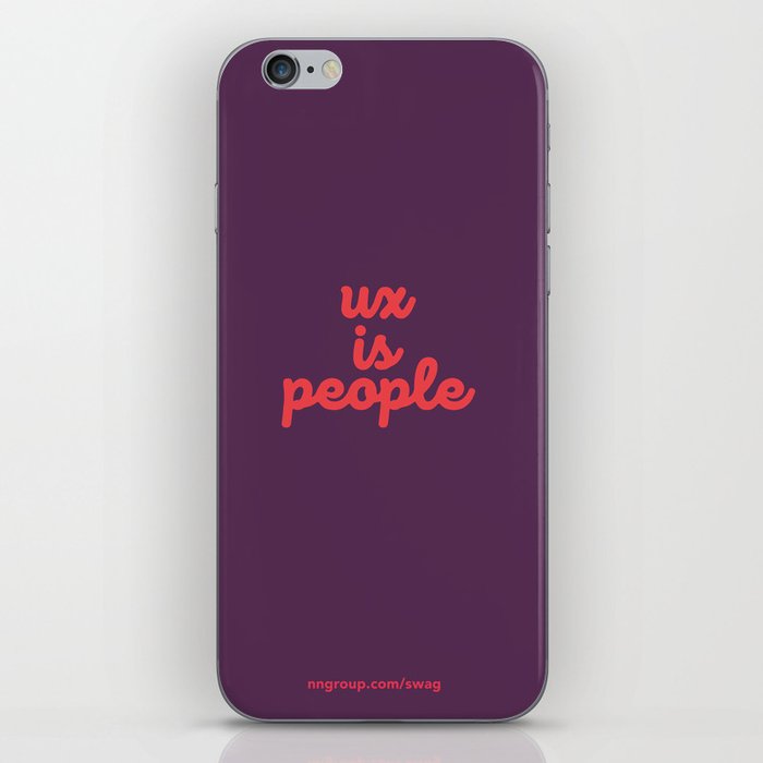 UX is People iPhone Skin