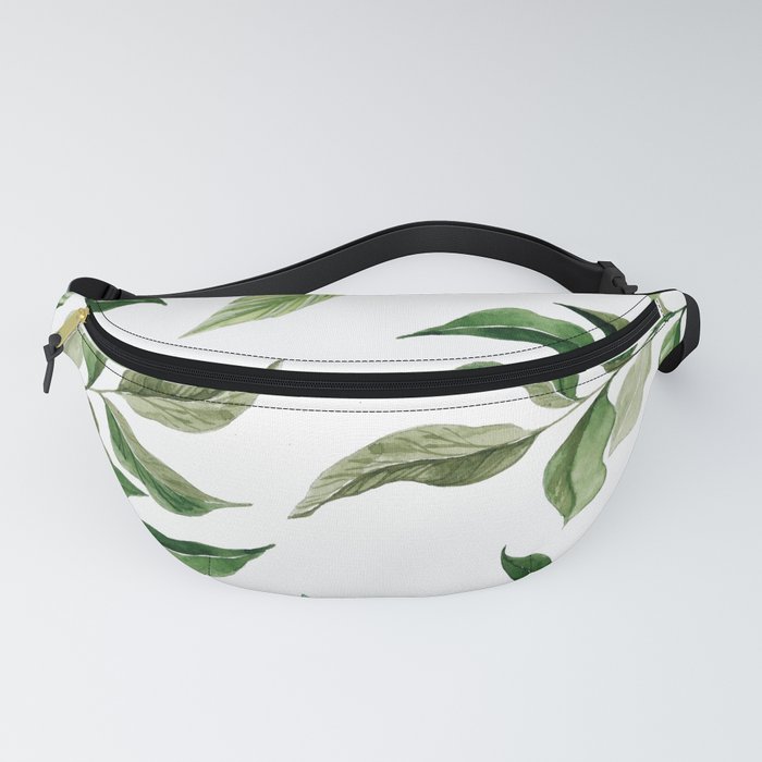 Green Tropical Pattern Fanny Pack