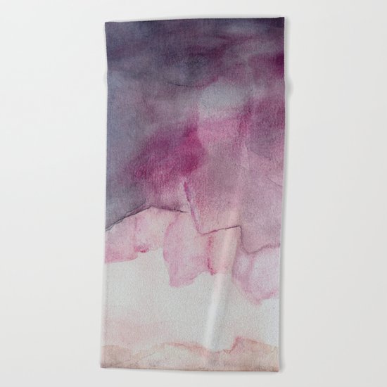 do the skies crumble Beach Towel