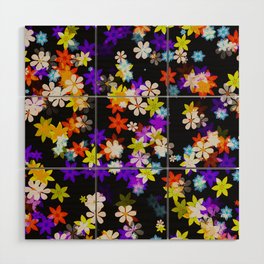 Flowers Wood Wall Art