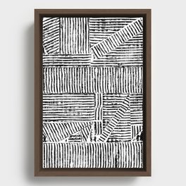 Parallel Framed Canvas