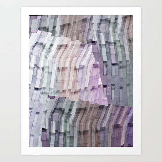 Abstract windows Art Print