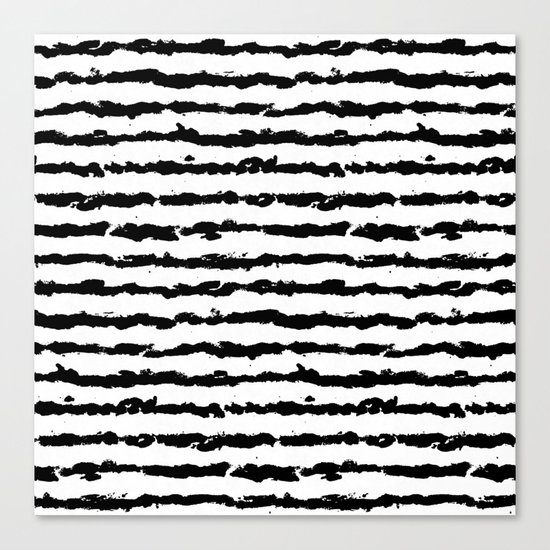 Brush Stripes Canvas Print