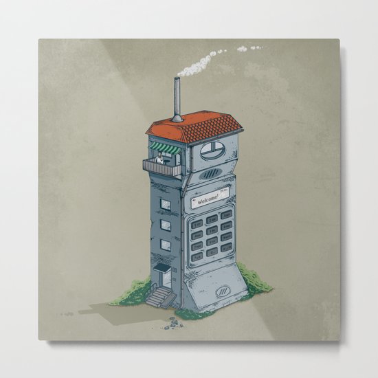 Cordless Home Metal Print
