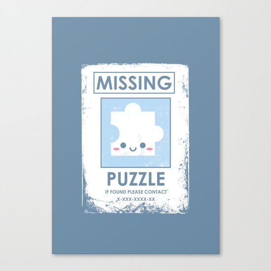 The Missing Puzzle Canvas Print