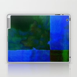 Blue and green art Laptop & iPad Skin