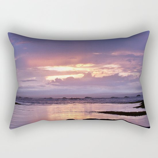 Misty Sunset Rectangular Pillow