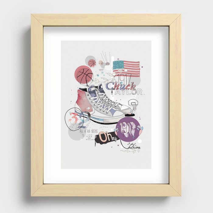 The Chuck Taylor Recessed Framed Print
