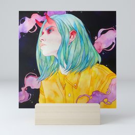 Oni girl Mini Art Print