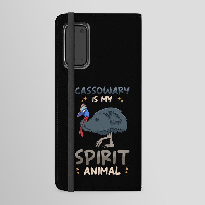 Cassowary Spirit Animal Android Wallet Case