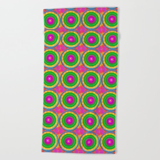 Sunshine and rainbows Beach Towel