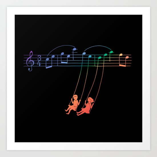 Music Swing Art Print