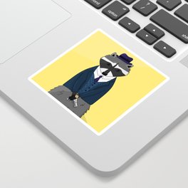 mafia racoon Sticker