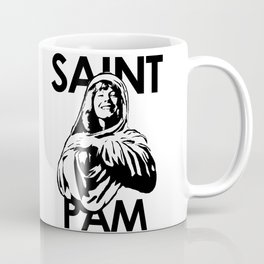 Saint Pam Miss Pamela Des Barres Groupie Coffee Mug | People, Black and White, Music, Pop Art 