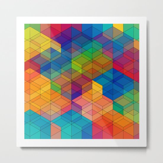 Cuben Intense No.2 Metal Print