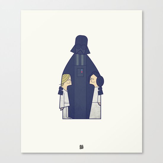 May the Love be with you Canvas Print