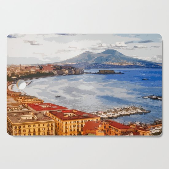 Italy The Bay Of Napoli Cutting Board By Josephoto Society6