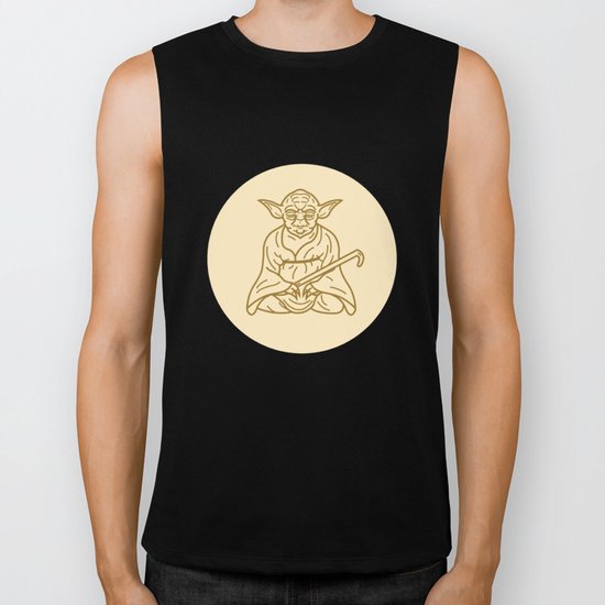 Yoda Biker Tank