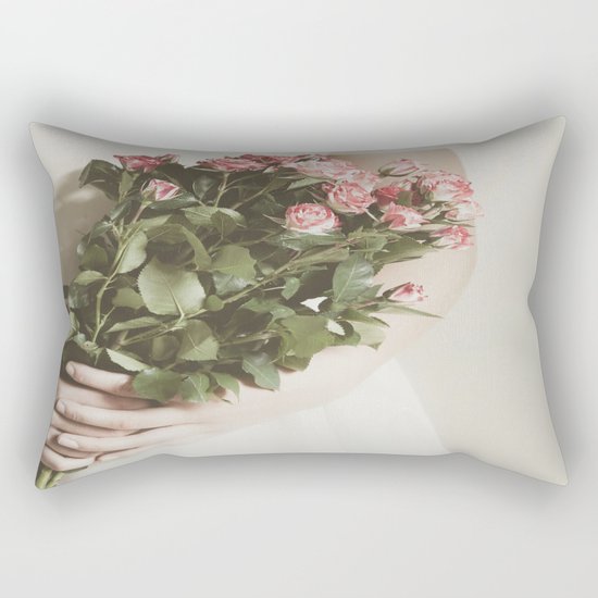 Bouquet Of Roses Rectangular Pillow