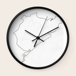 Nurburgring Wall Clocks For Any Decor Style Society6